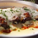 roasted eggplant rolls