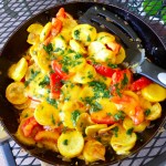 Zucchini Pepper Saute