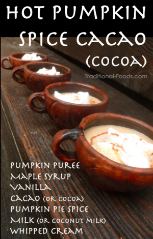 Pumpkin Spice Cacao at YouAreTalkingTooMuch.com