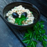 Creamy White Beans with Parsley and Black Olives at Traditional-Foods.com